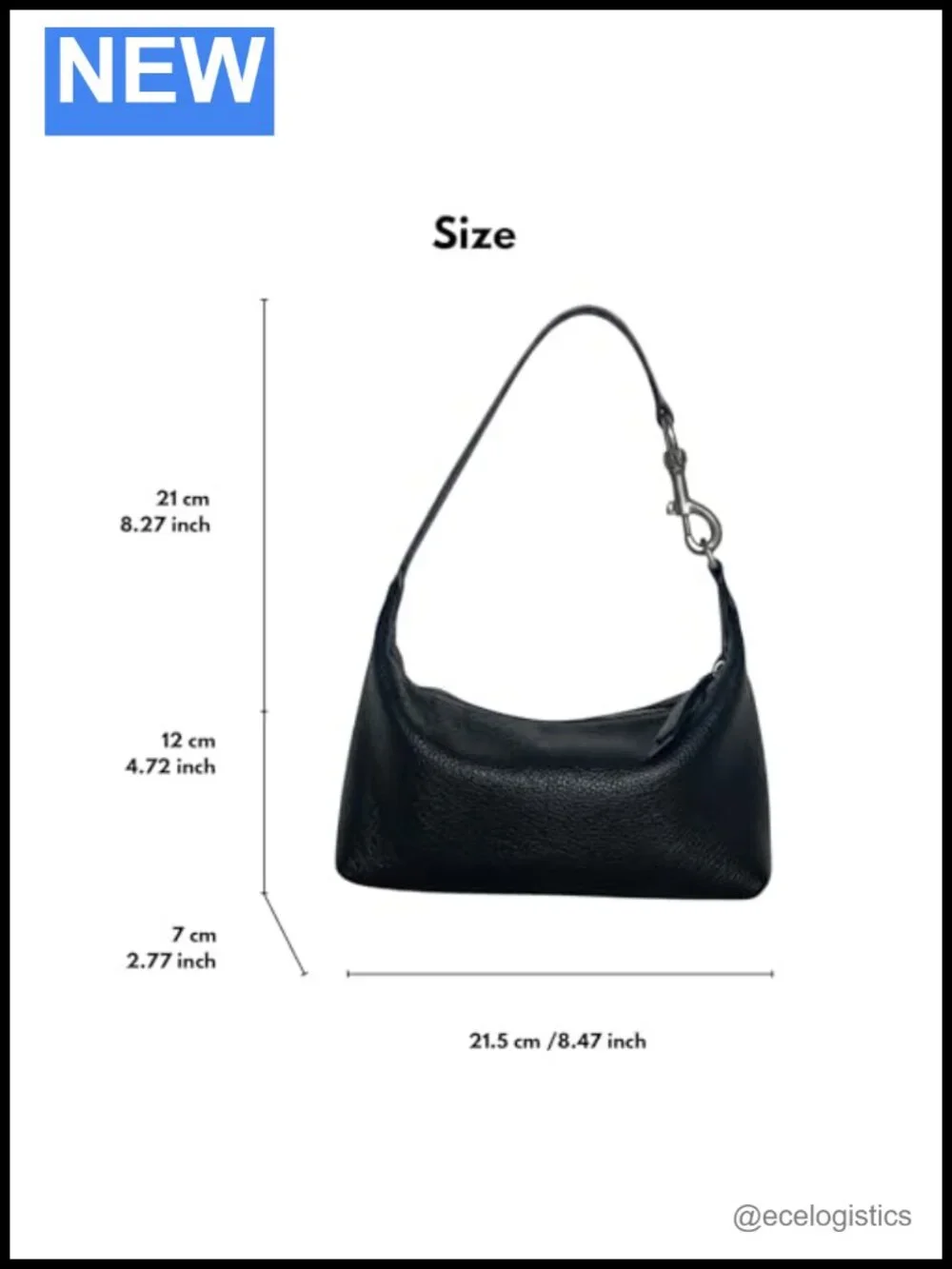 Women's Genuine Leather Hobo Bag Minimalist Crossbody Purse